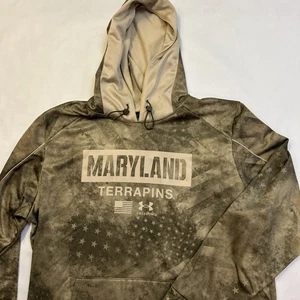Under Armour Maryland Terrapins Sudadera con Capucha Camuflada Pullover Sudadera Para Hombres 2XLarge Nueva - Imagen 1 de 17
