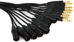 Mogami Gold 8 TRS-XLRM 8-channel 1/4 inch TRS Male to XLR Male Snake - 20 foot - Picture 1 of 1