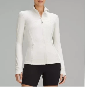 Lululemon Define Jacket Luon BONE Womens Size 6 Full Zip Long Sleeve - Picture 1 of 8