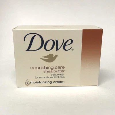 Dove Nourishing Care Shea Butter Beauty Bar Soap 4.25oz | Sealed | New Old Stock - Image 1 of 4