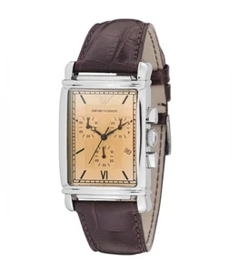 Emporio Armani Wristwatch AR0286 with Emporio Armani Leather Band - Picture 1 of 9