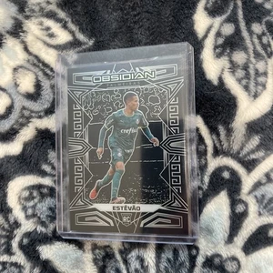 Grabado eléctrico plateado Panini Obsidian Estevao 2023-24/120 Rookie Palmeiras #182 - Imagen 1 de 2