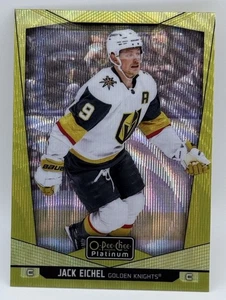 2024-25 O-Pee-Chee Platinum - Jack Eichel #26 Neon Yellow Surge  - Bild 1 von 2
