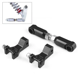 Front &Rear Lowering Kit Adjustable Black for Yamaha Raptor 700 350 660 700R ATV - Picture 1 of 9