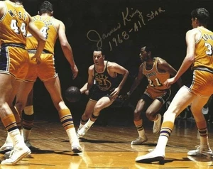 Signed 8x10 JAMES KING "1968 All Star" Golden State Warriors Autographed Photo - Picture 1 of 1