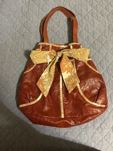 Anthropologie Lucky Penny Bufanda Bolso de Hombro Hobo Bolso de Mano - Imagen 1 de 6