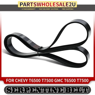 Cinto serpentina ventilador e alternador 55,28" para Chevy T7500 T6500 GMC T7500 T6500 - Imagem 1 de 4