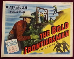 BOLD FRONTIERSMAN POSTER 1948 ALLEN ROCKY LANE HALF SHEET - Bild 1 von 6