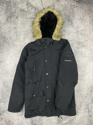 Carhartt Anchorage Parka Jacket Coat Men’s Size S Black Full Zip Hooded Outdoor - Image 1 of 4