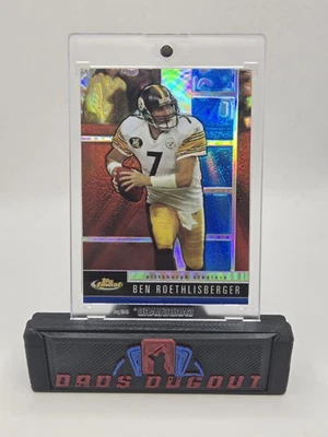 2008 Topps Finest Blue Refractor Ben Roethlisberger # Pittsburgh Steelers #5 - Image 1 of 4