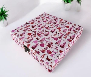 Caja de almacenamiento hecha a mano para almacenamiento de ajedrez, caja de almacenamiento temática de vacaciones para regalo - Imagen 1 de 10