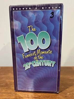 Reader's Digest The 100 Funniest Moments of the 20th Century VHS Set  - Sealed Foto 1 de 2