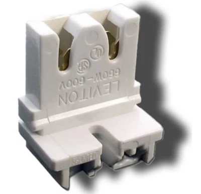 Leviton 13180-U  Slide-on Non-shunted T8/T12 Fluorescent Lamp Holder - Image 1 of 2