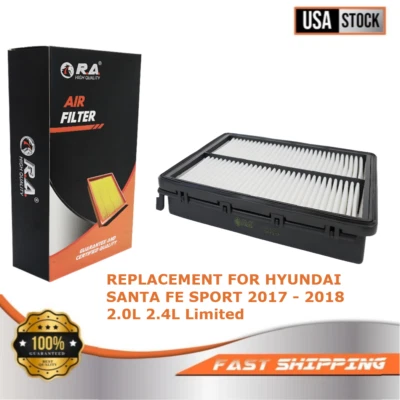 Filtro de aire del motor 11943 para HYUNDAI SANTA FE SPORT 2017 2018 2,0 L 2,4 L Limited Foto 1 de 4