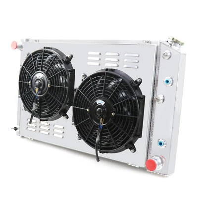 3 Row Radiator Shroud Fan For 1980-1986 Chevy Impala Caprice/Nova 75-79 G-Body - Image 1 of 4