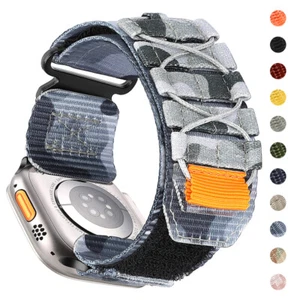 For Apple Watch Ultra 2 Series 10 9 8 7 6 5 4 3 Nylon Strap Tactical Sports Band - Zdjęcie 1 z 15