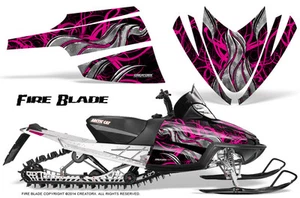 ARCTIC CAT M CROSSFIRE SNOWMOBILE SLED GRAPHICS KIT WRAP CREATORX FBPB - Picture 1 of 1