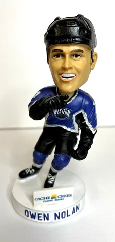 SAN JOSE SHARKS Owen Nolan All-Star Bobblehead Franklin Group 2019 Cover