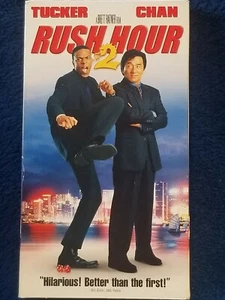 "RUSH HOUR 2" - Jackie Chan & Chris Tucker - VHS Tape - 2001 - Pre-Owned - Picture 1 of 4