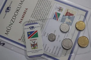 🧭 🇳🇦 NAMIBIA MINT SET WITH COA B79 #61 - Picture 1 of 5
