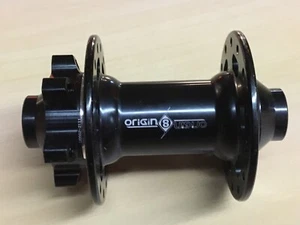 Origin8 Front Hub 100mm 28 Hole 6 Bolt Disc 15mm Thru Axle - Black - Picture 1 of 3