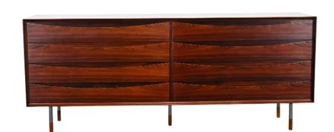 Arne Vodder for Sibast Scandinavian Modern Danish Modern Rosewood Dresser, 1960s Cover