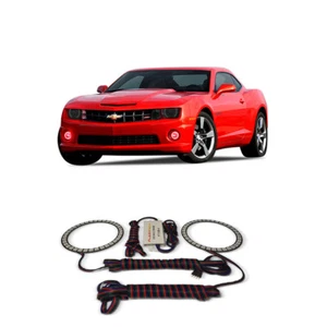 Kit de halo de luz antiniebla ojo de ángel rojo brillante para Chevrolet Camaro 10-13 - Imagen 1 de 3