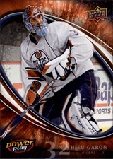 2008-09 Upper Deck Power Play Oilers Hockey Card #120 Mathieu Garon