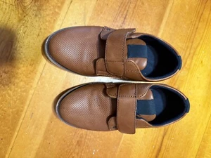 Boys Nordstrom Brown Oxford Dress Shoes Size 11y G10 - Picture 1 of 7