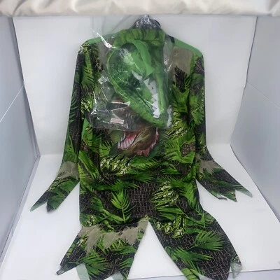 Disfraz de dinosaurio para niños traje de vestir con máscara conjunto de 3 piezas nuevo estado Foto 1 de 4