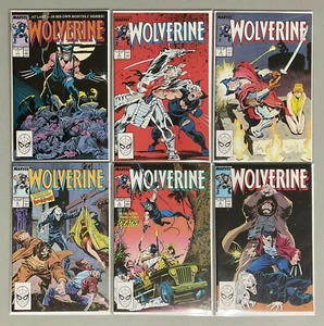 🔥MCU Comic Keys🔥Wolverine Vol.1 #1 2 3 4 5 6 (1988)🔥NM-(9.2-9.4)🔥 - Picture 1 of 5