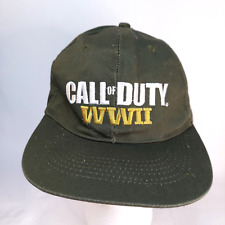 Call Of Duty WWII Baseball Cap Hat Sledgehammer Games Adjustable Snapback Green