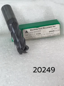 5 Flutes 3/4" x 2" x 4" 0.040 Radius TiAlN Gorilla Mlll Carbide Radius EndMill - Picture 1 of 6