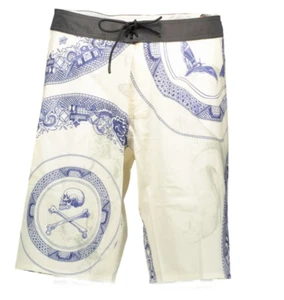 Pantalones cortos de tabla Reebok Crossfit X Joe King para hombre / BNWT / blancos - Imagen 1 de 1