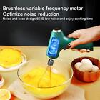 Wireless Electric Whisk Mixer Kitchen Egg Beater Milk Frother Rechargeable F7G1