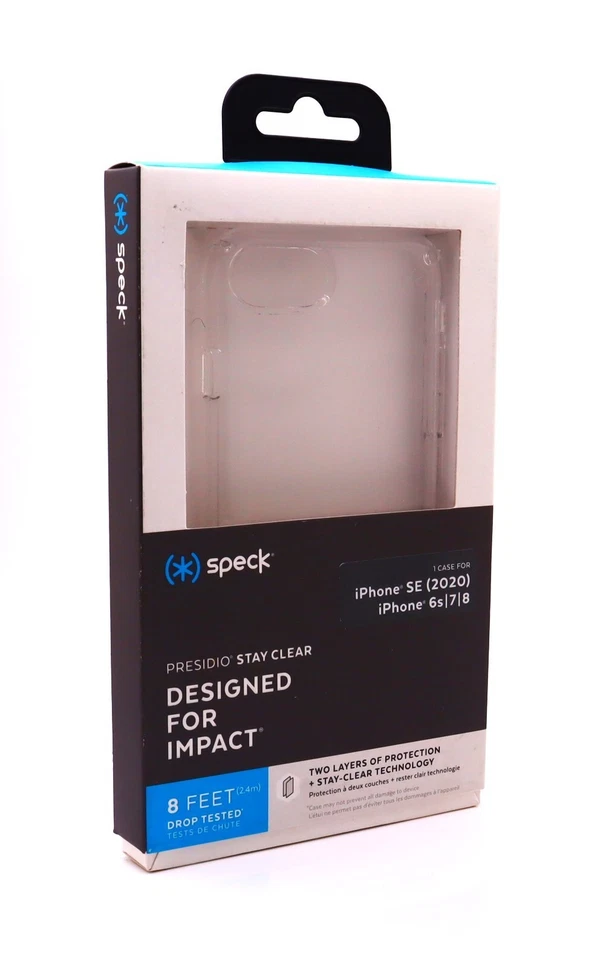 Speck Presidio Stay Clear Case For iPhone 8 iPhone 7 iPhone SE 2022 iPhone 2020 - Image 1 of 4