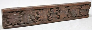 Antiguo Panel de Tallado de Madera Dios Ganesha Placa Original Antiguo Fino Tallado a Mano - Imagen 1 de 8