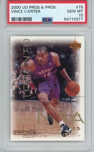 2000-01 Upper Deck Pros & Prospects #79 VINCE CARTER - PSA 10 - Picture 1 of 2