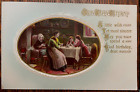 Vintage Victorian Postcard 1901-1910 Many Happy Returns - Light Green Card