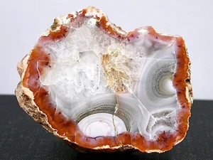 AGATE, COULEUR NATURELLE - SIDI RAHAL, MAROC - 6,7 x 5 cm - 106 g - Foto 1 di 4