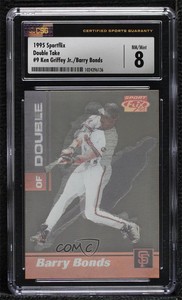 1995 Sportflix Double Take Ken Griffey Jr Barry Bonds #9 CSG 8 HOF