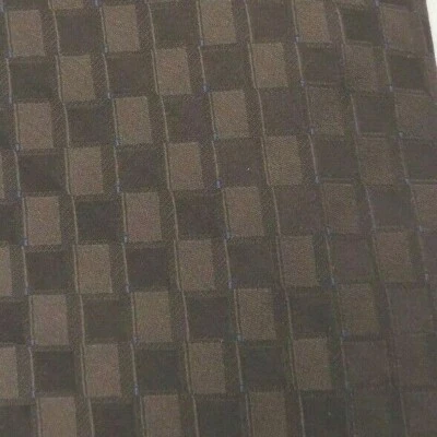 CORBATA PERRY ELLIS PORTAFOLIO Marrón Rectángulos Nueva Foto 1 de 4