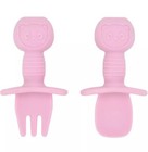 Soft Baby Feeding Silicone Spoon and Fork Led Weaning