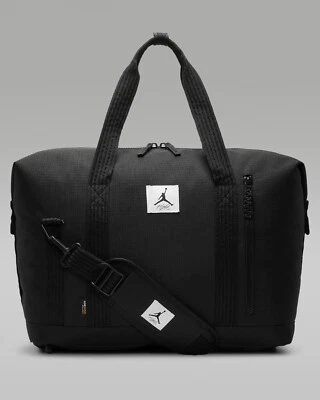 Jordan Flight Bolsa de Viaje Entrenamiento Gimnasio Noche Negro Cordura Mediana Foto 1 de 4