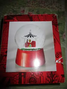 Nordstrom Christmas Holiday Snow Globe Carousel With Gifts 2012 FREE SHIPPING! - Picture 1 of 4