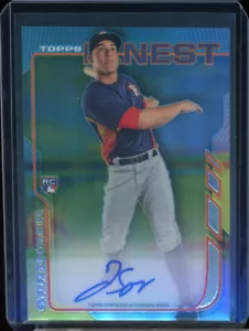2014 Topps Finest GEORGE SPRINGER rookie RC autograph AUTO - Picture 1 of 2