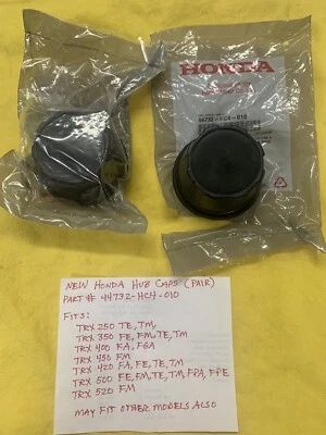 OEM HONDA TRX HUB CAPS (44732-HC4-010) RANCHER 350,400,420, FOREMAN 500, RECON - Image 1 of 4