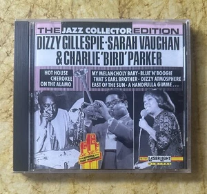 Dizzy Gillespie, Sarah Vaughan & Charlie “Bird” Parker 1991 Jazz Collector CD - Foto 1 di 3