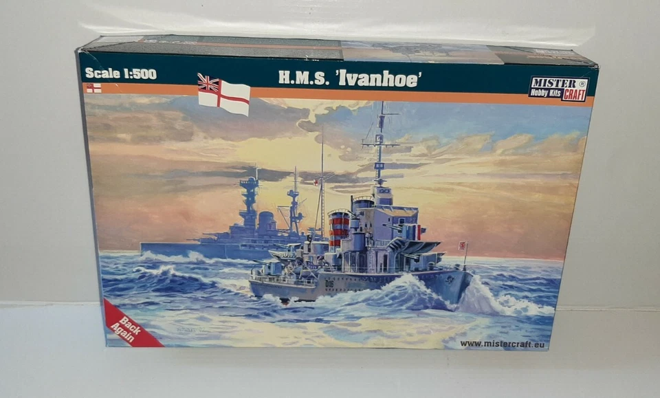 HOBBY KITS MISTER CRAFT 1/500 H.M.S. "IVANHOE" S-99 3°SERIE KIT MONTAGGIO - Immagine 1 di 4