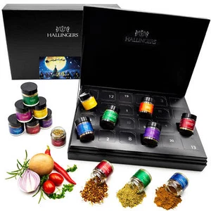 Hallingers Magische Reise Gewürz Adventskalender handmade, 24 Gewürze aus aller - Bild 1 von 10